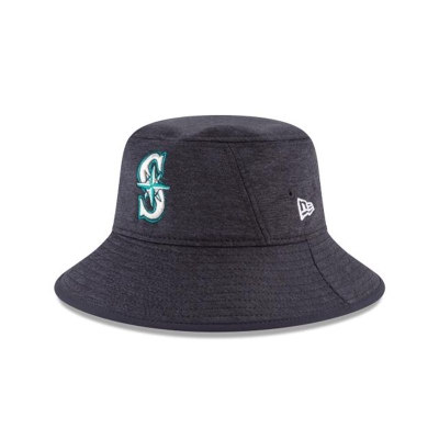 Sapca New Era Seattle Mariners MLB Shadowed Stretch Bucket Hat - Albastri